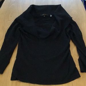 Black cowl neck sweater